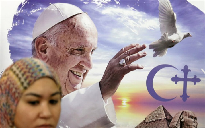 A poster of Pope