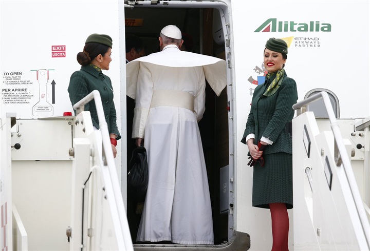 In pictures: Pope