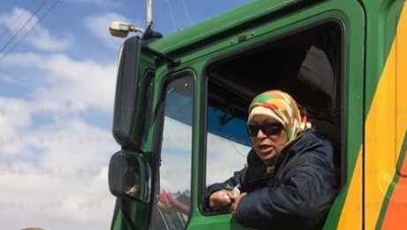 Egyptian woman drives
