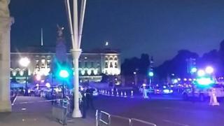 Police injured outside
