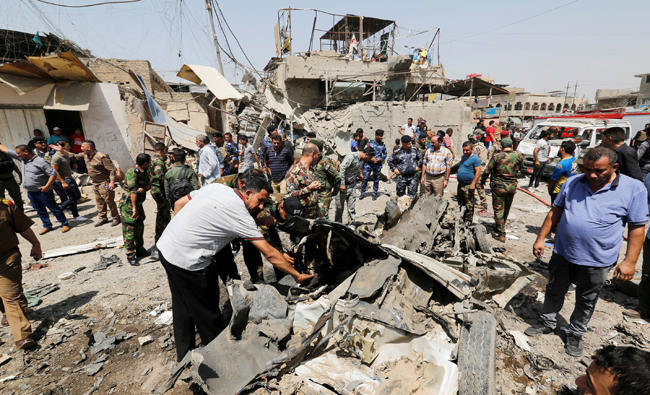 A car bomb ripped