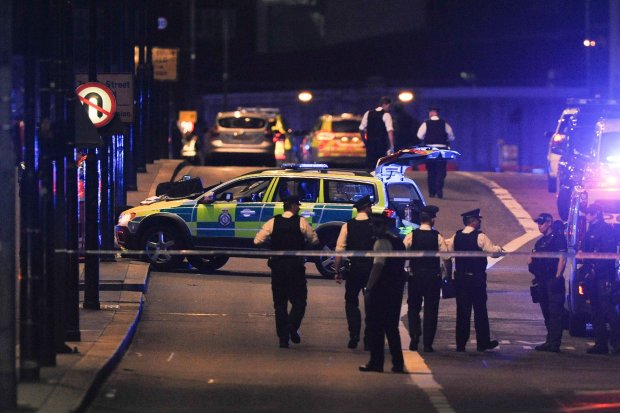 Police officers at