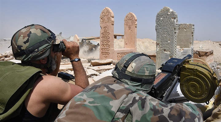 Syrian Army flattens